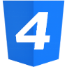 CSS4 Framework Logo - Next Generation CSS Development